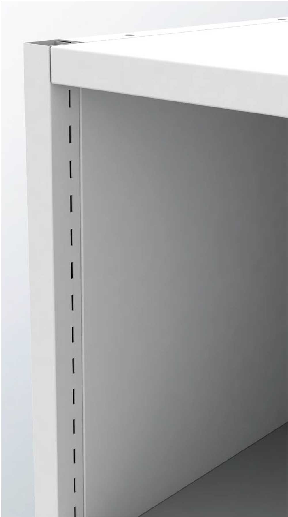 Double skin shelving