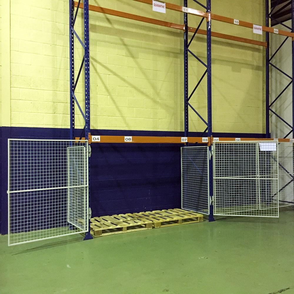 Quarantive storage doors open