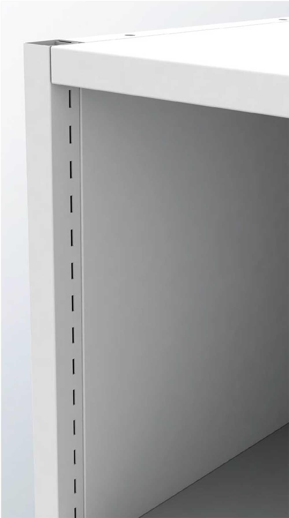 Double skin shelving