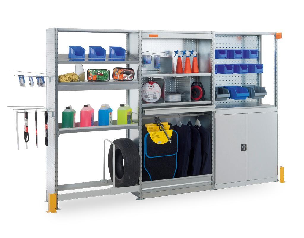 Adaptiv small parts storage