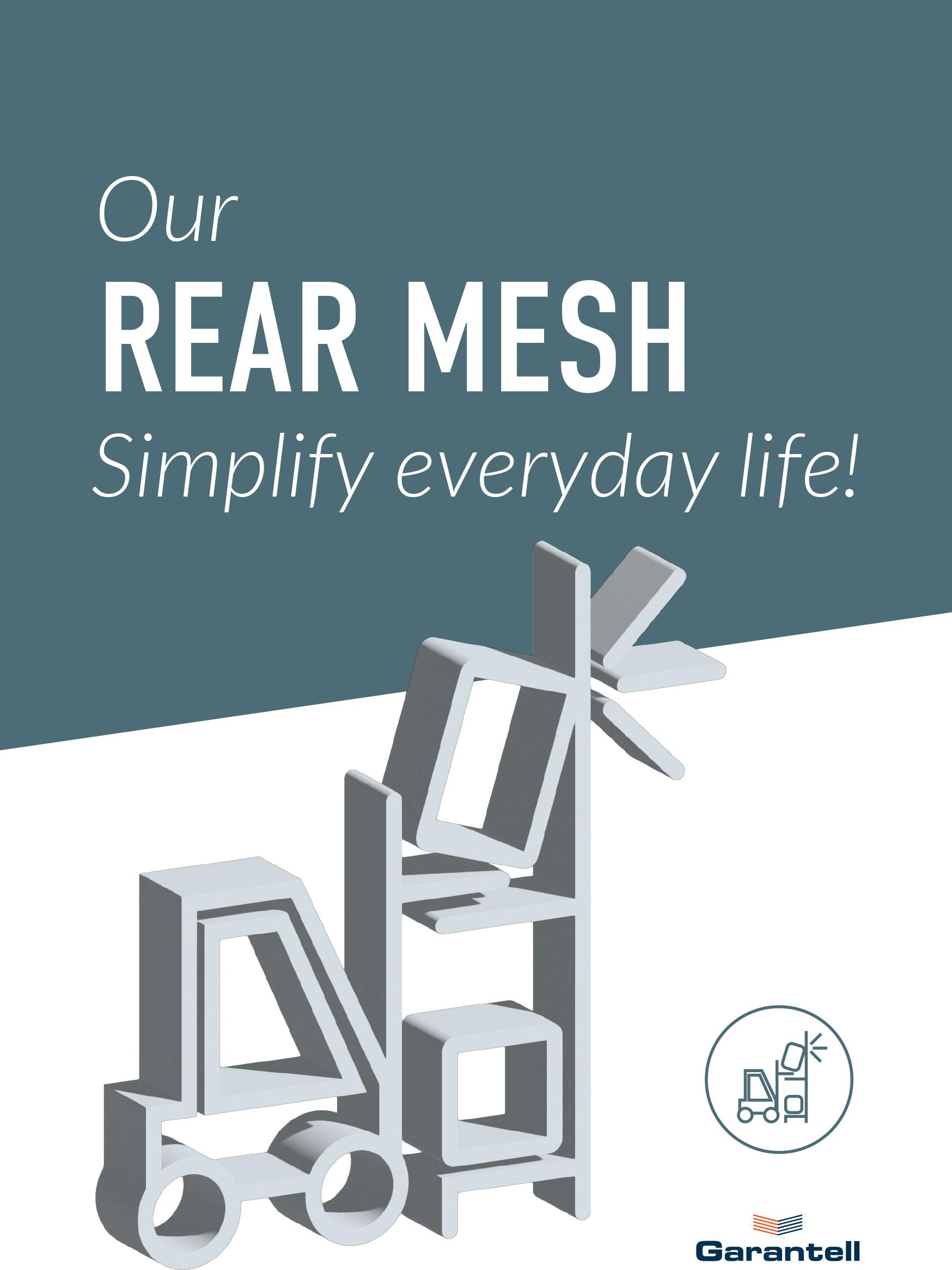 Rear mesh anticollapse