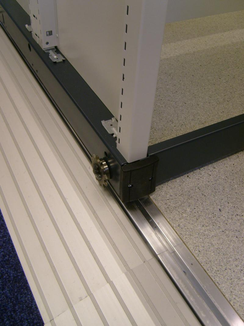 Mobile shelving maintenance and repair